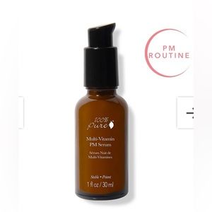 NWT 100% Pure Multi-Vitamin + Antioxidants Potent PM Serum